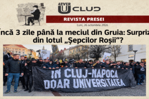 REVISTA PRESEI „U” Cluj – Luni, 26 octombrie 2026
